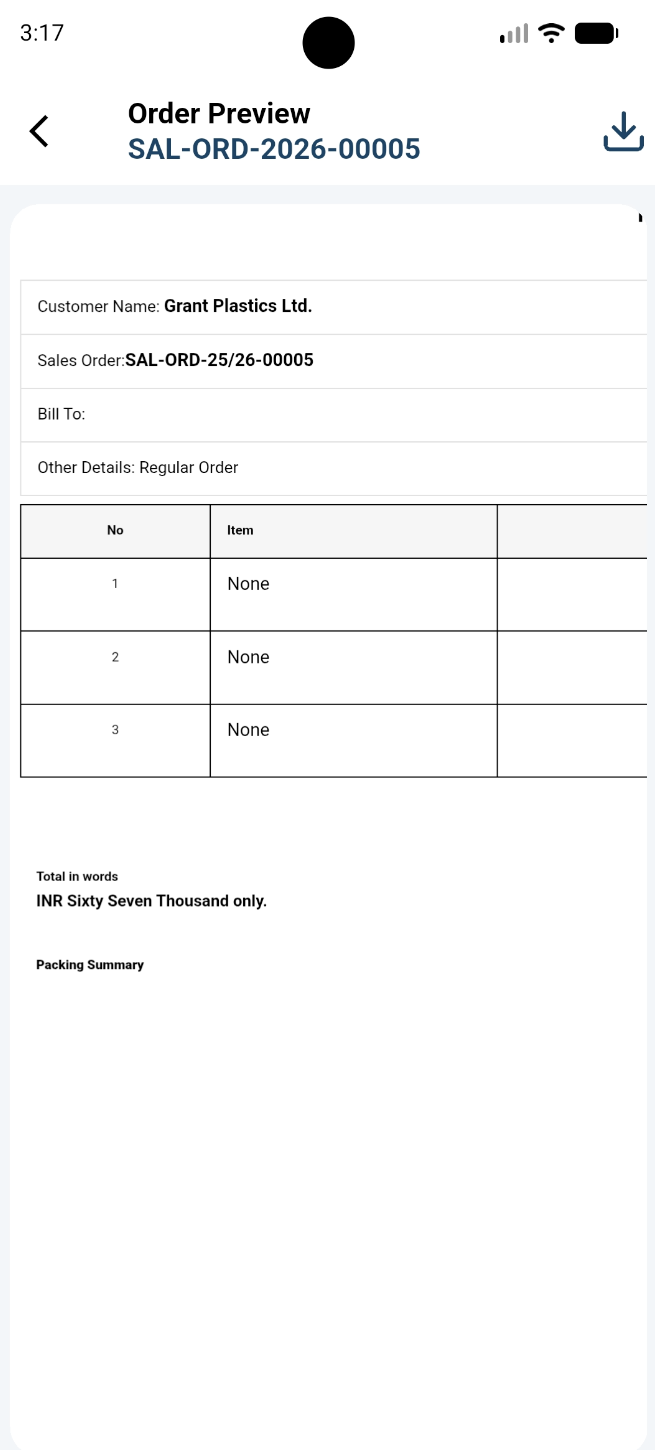Order Details